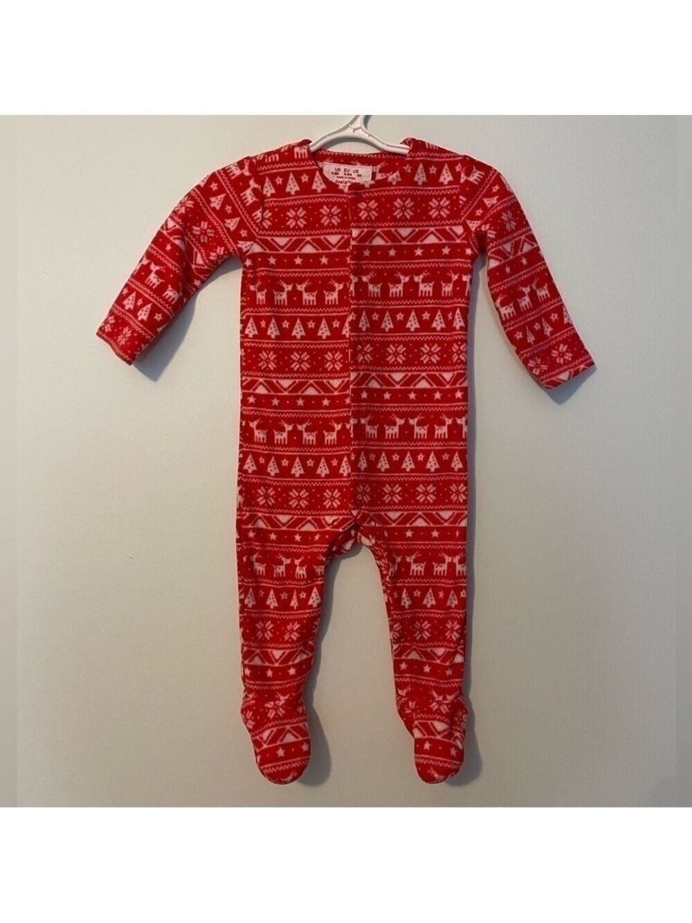 Florence & Fred Baby Holiday Sleeper 6-9 Months Fleece